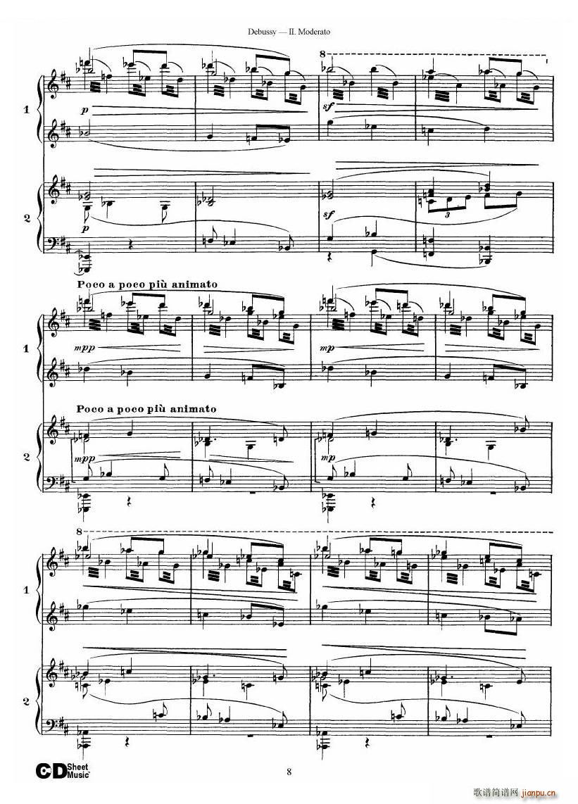 Debussy Printemps II Printemps II(ʮּ)8