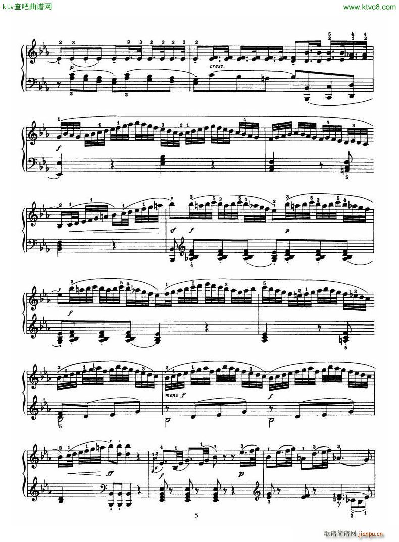 Haydn Piano Sonata No 38 In Eb(V)5