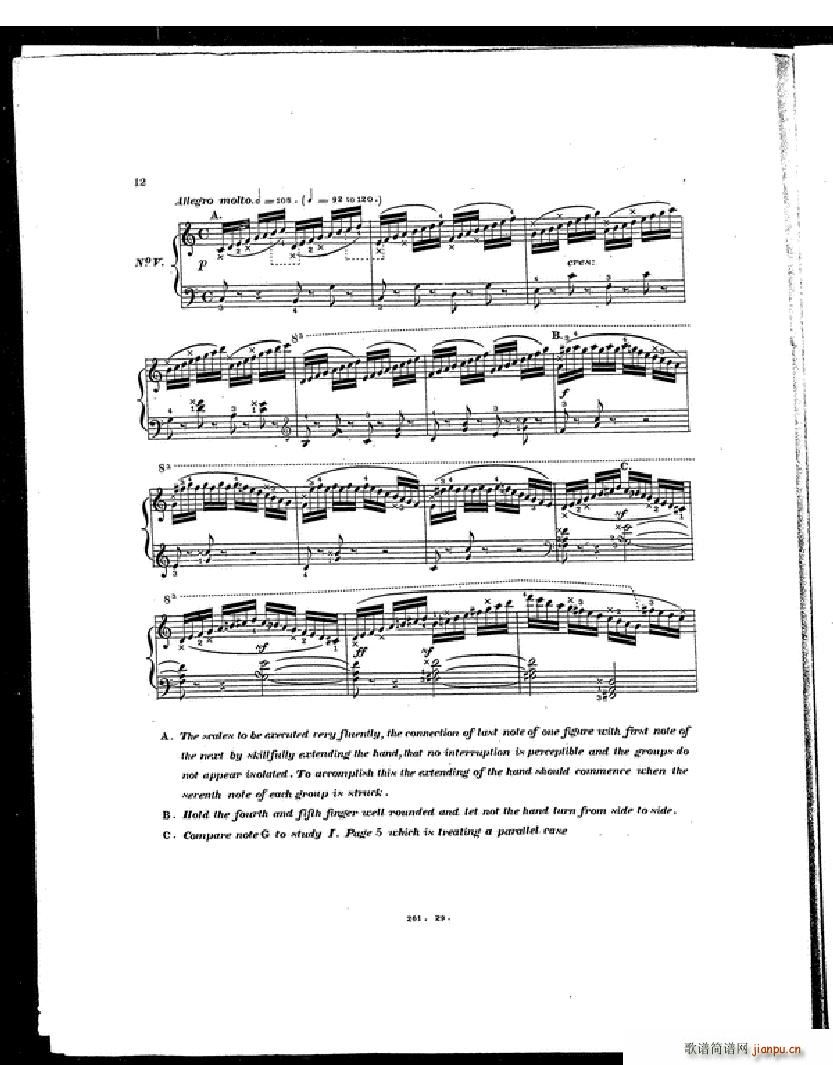 Czerny Etudes de la Velocite(V)9
