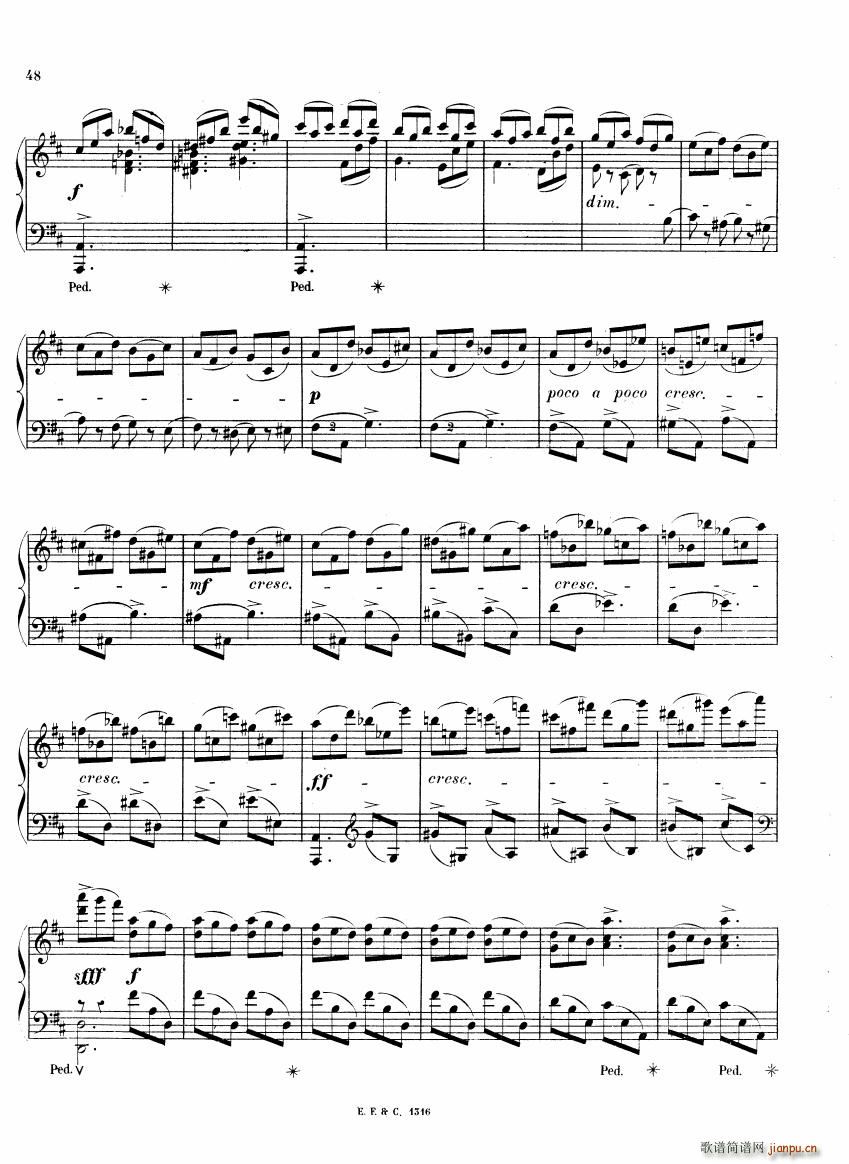 Chaminade 6 Etudes Op35 (V)7
