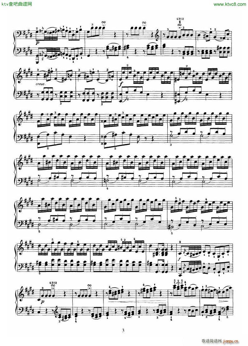 Haydn Piano Sonata No 36 In C(V)3