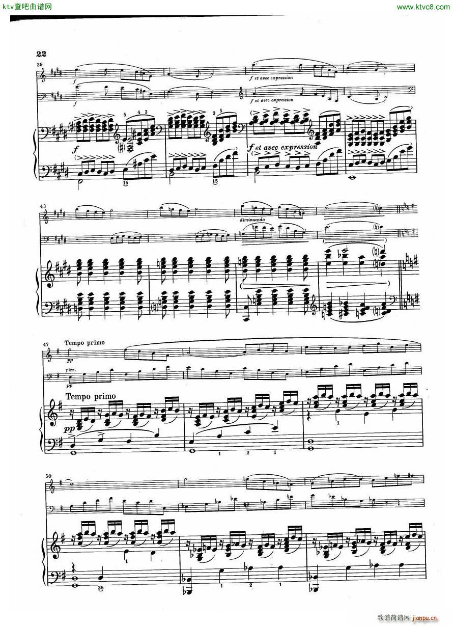 Debussy Trio en Sol(V)22