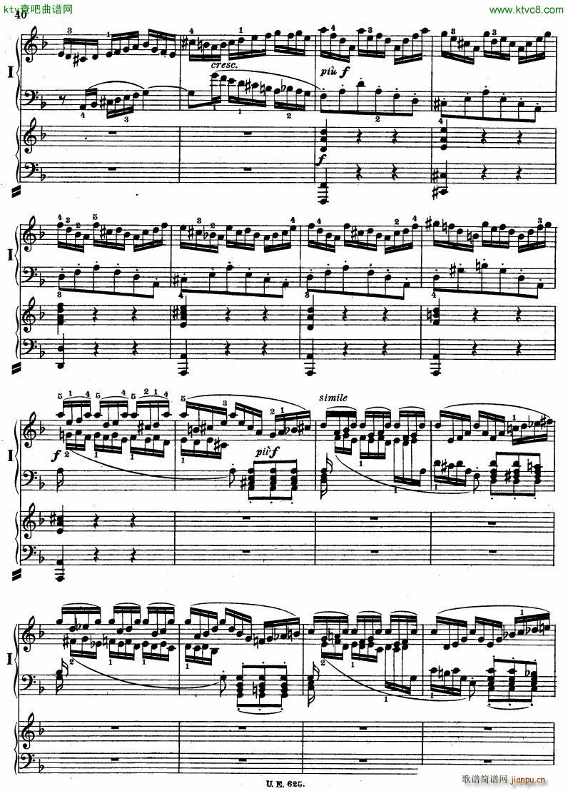 Bach JS BWV 1052 Keyboard Concerto in d ed R ntgen(V)41