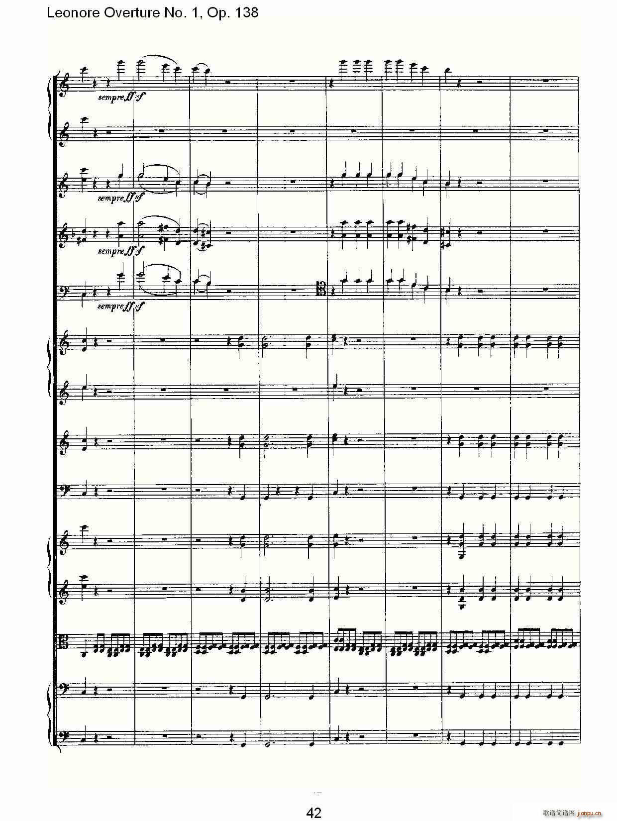Leonore Overture No. 1, Op. 138(ʮּ)42