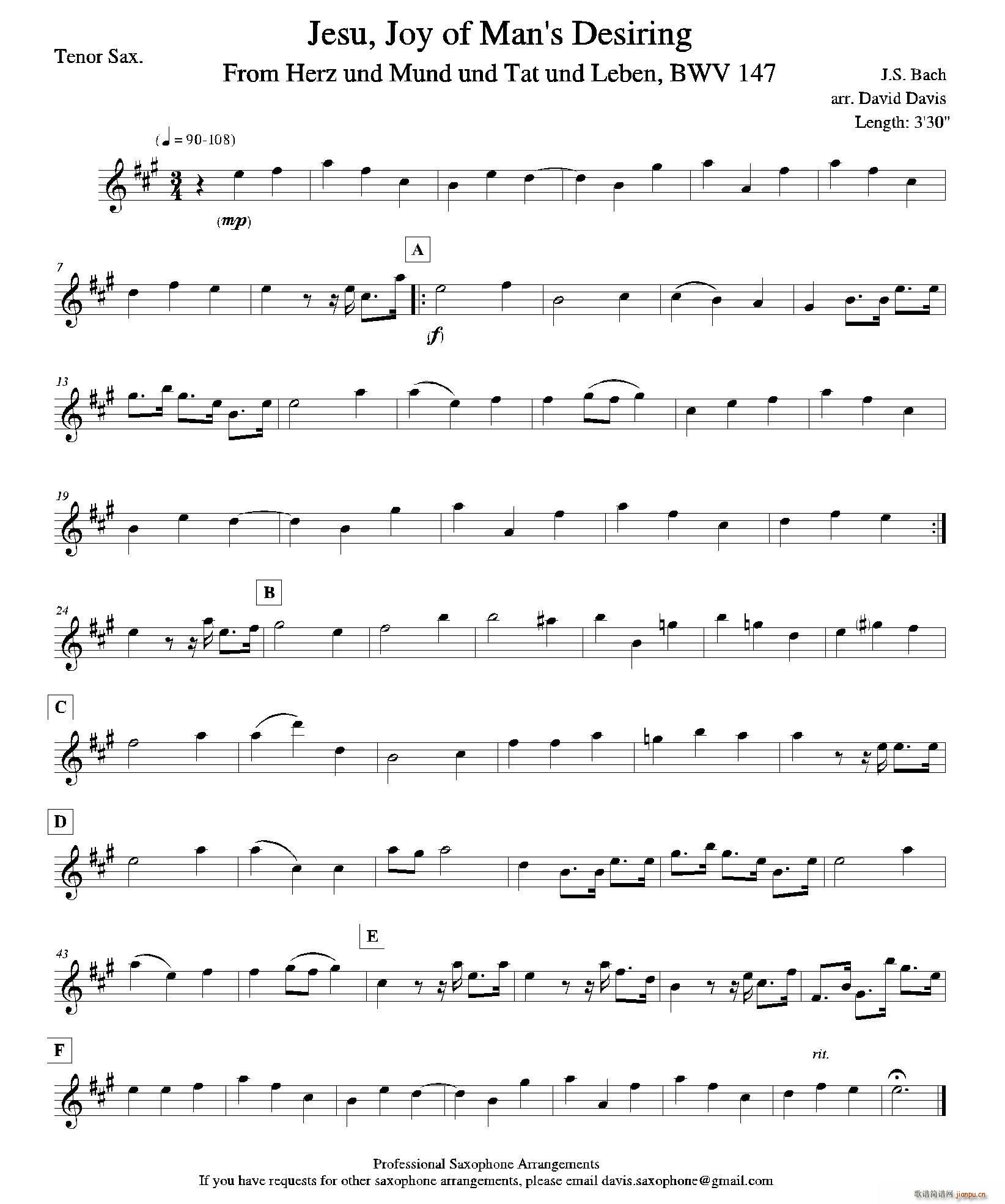 Jesu Joy of Man s Desiring _˹(V)1