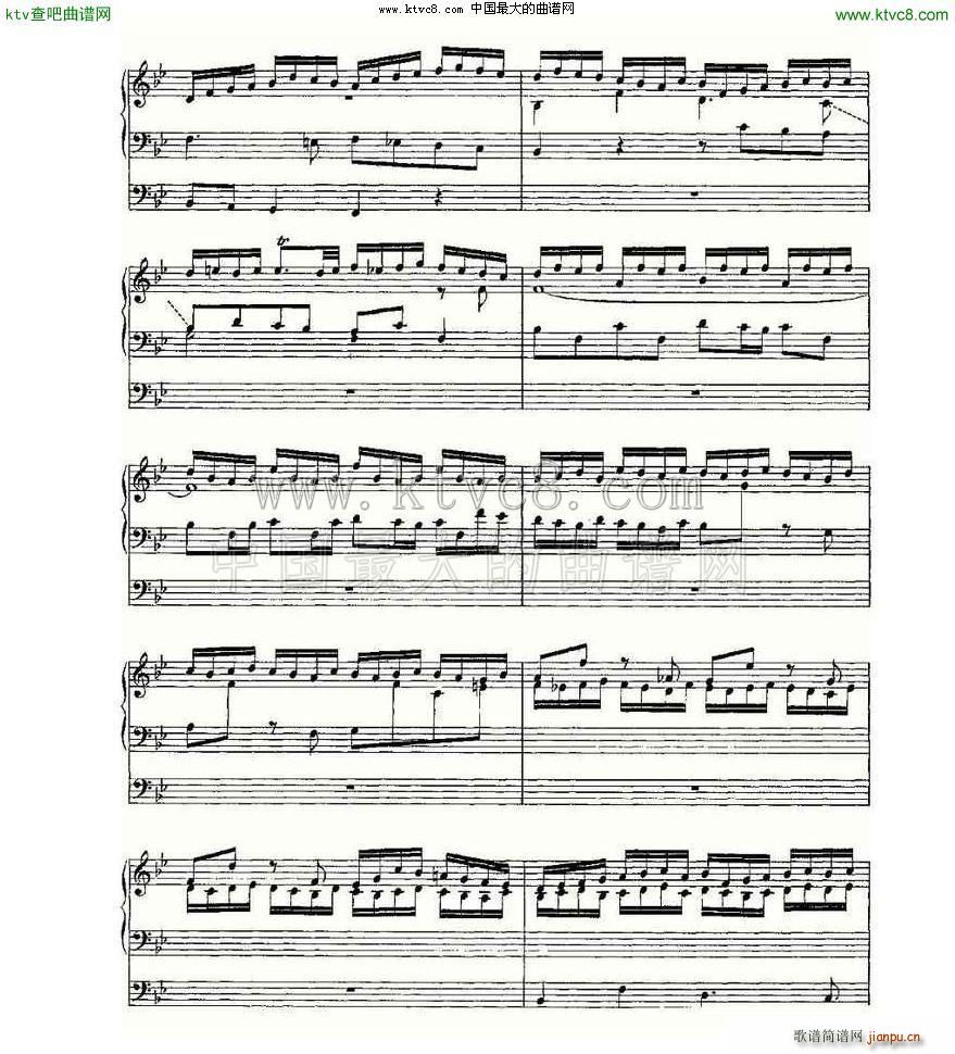 Fugue in G Minor BWV 578 L(fng)V(ʮּ)3
