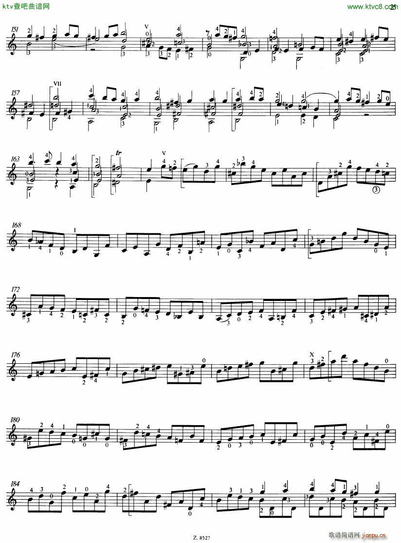 Bach JS BWV 1005 Sonata for Solo Violin in C(V)27