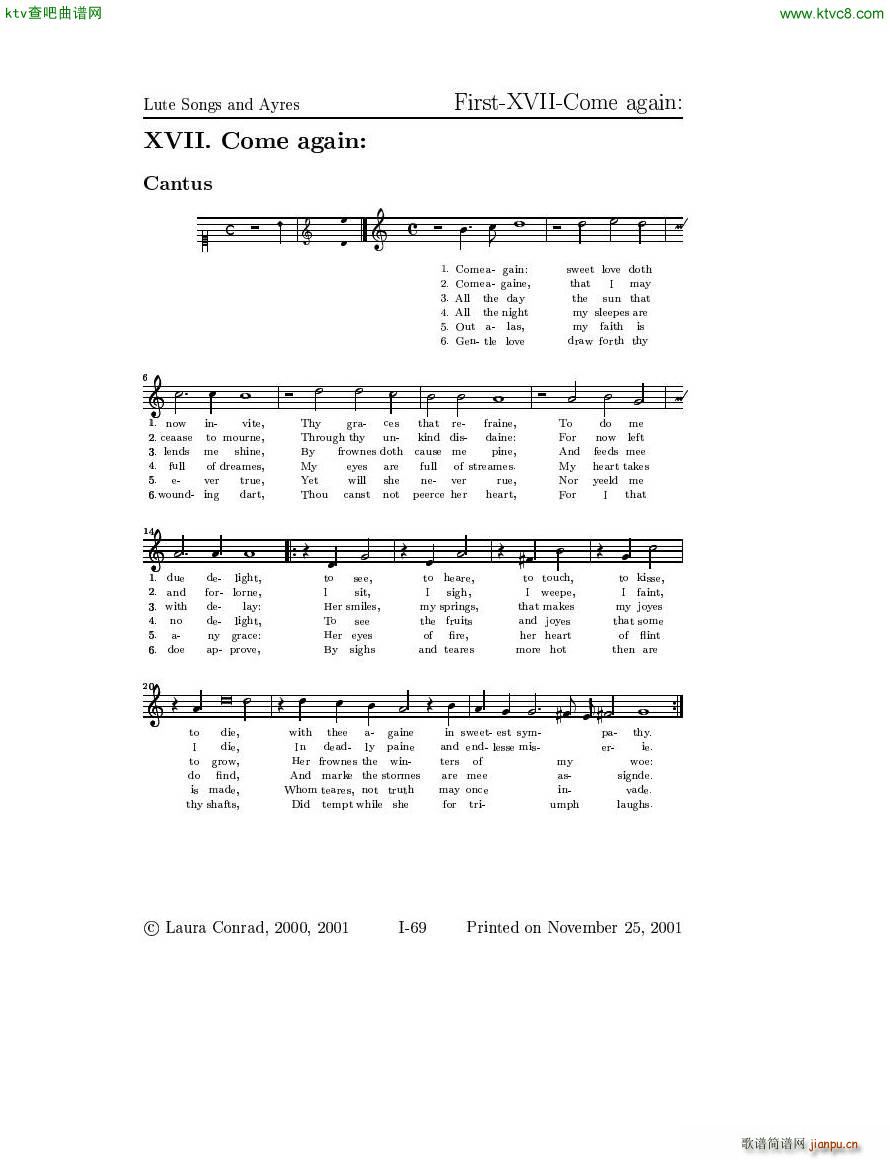 Dowland Lute Music (V)25
