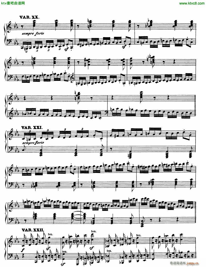 Beethoven WoO 80 32 Variations in C Minor(V)11