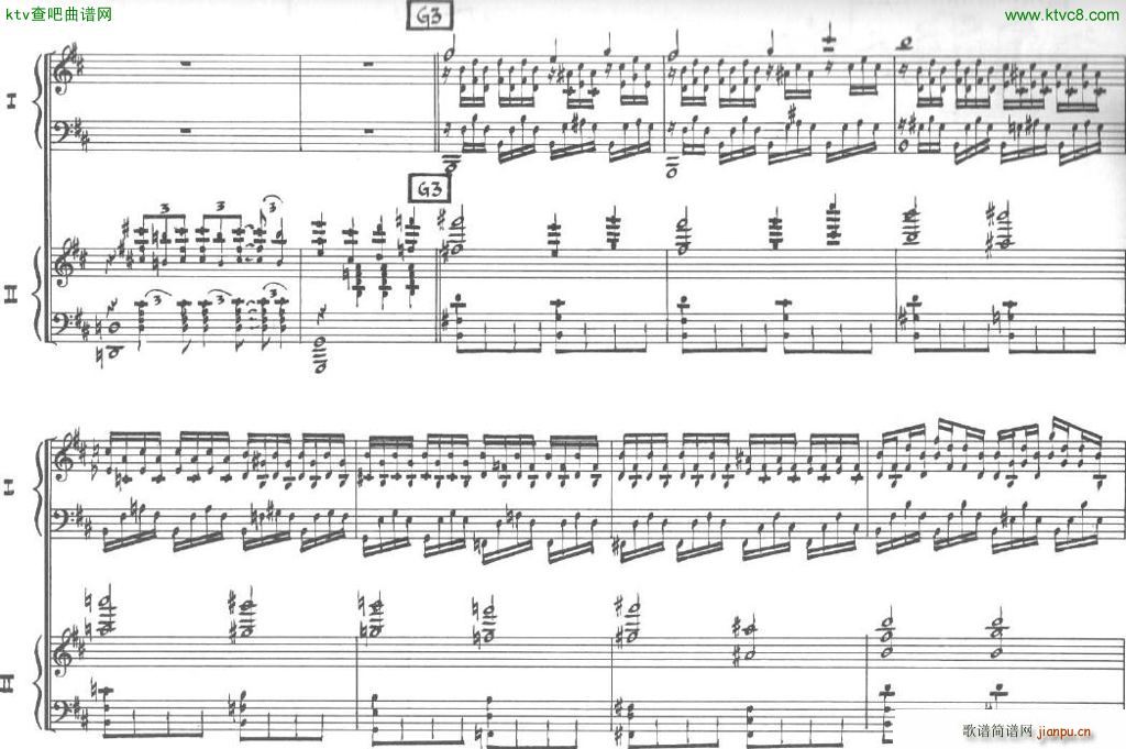 Bolling Sonata for Two Pianist no 2 Part3(V)11