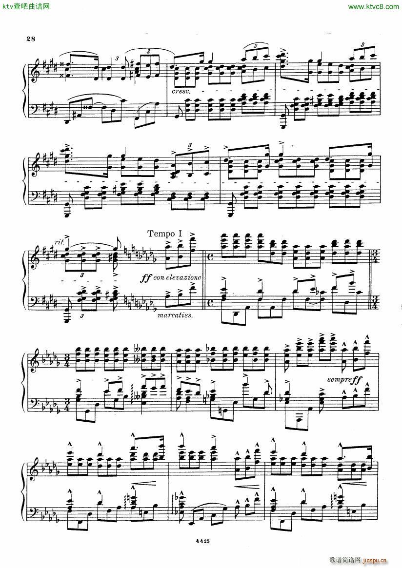 Bortkiewicz 10 Preludes Op 33(V)28