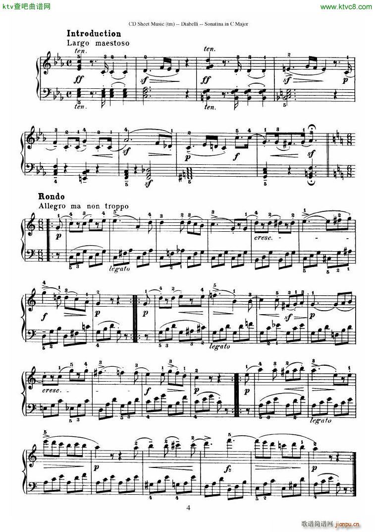 Diabelli Sonatinas Op 151 No 1 4 23P(V)21