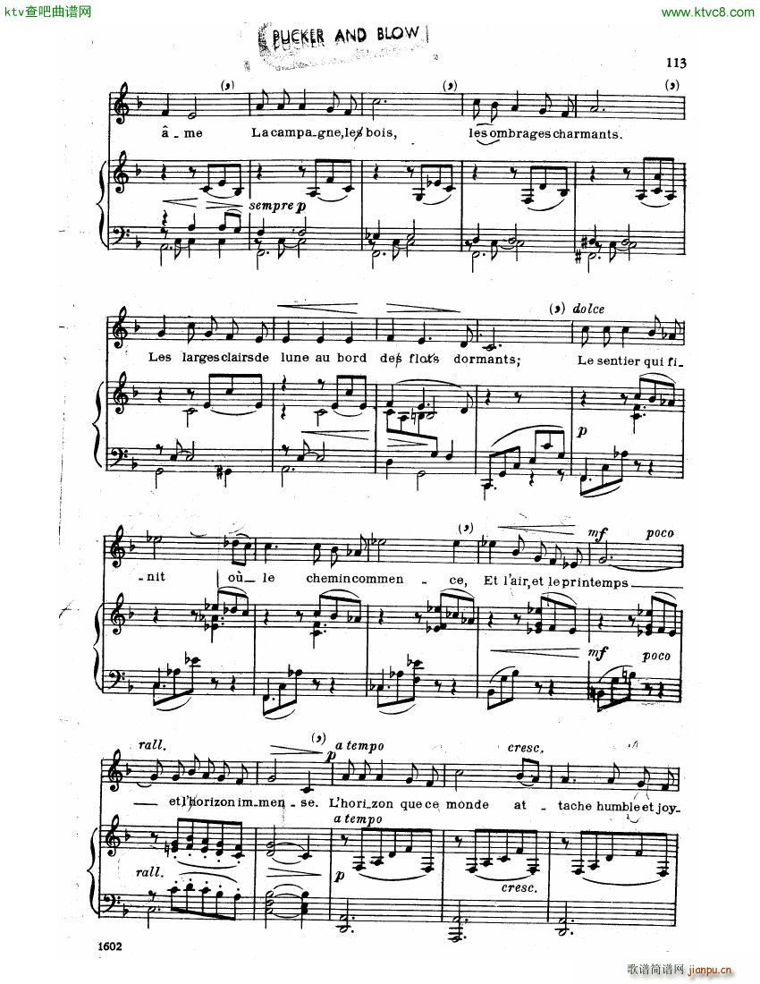 Faure 30 Songs (V)5