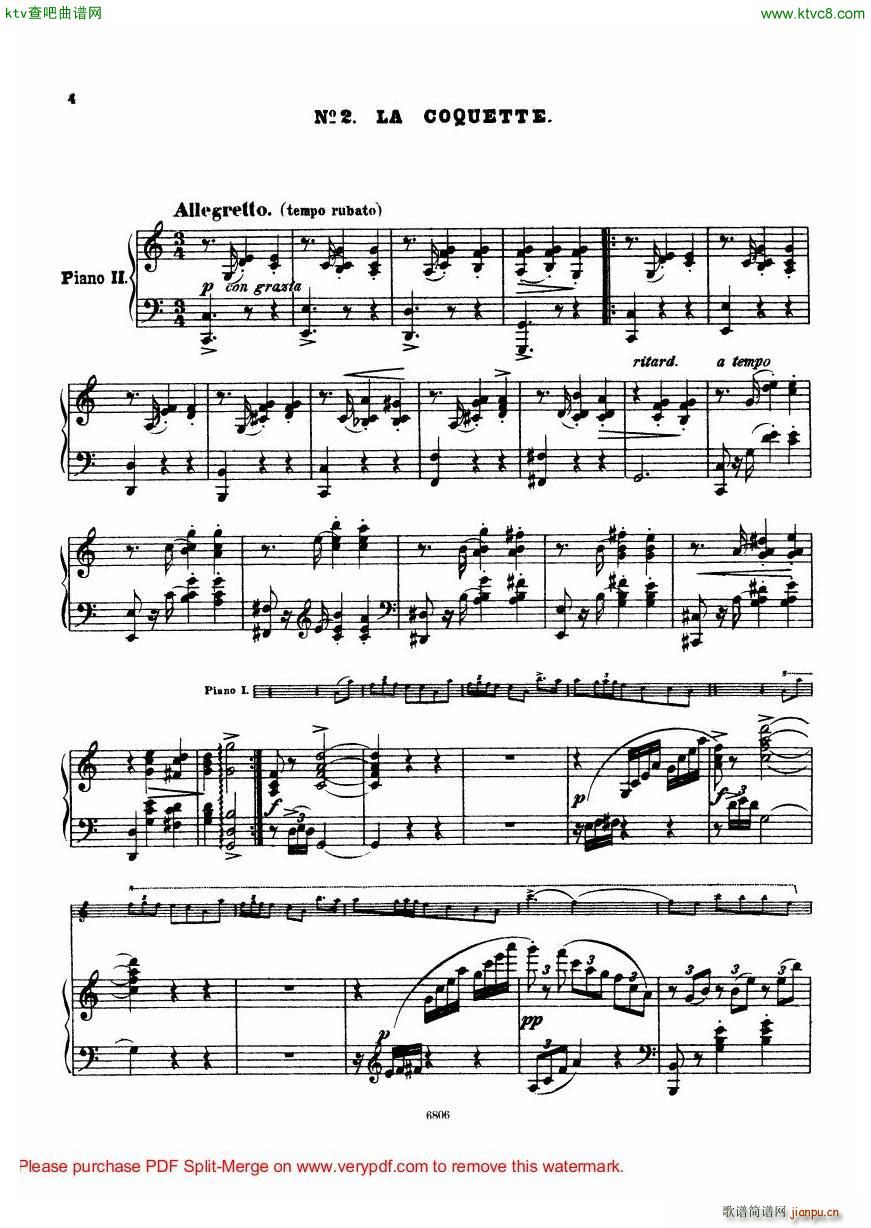 Arensky op 23 Suite No 2 Silhouettes(V)25