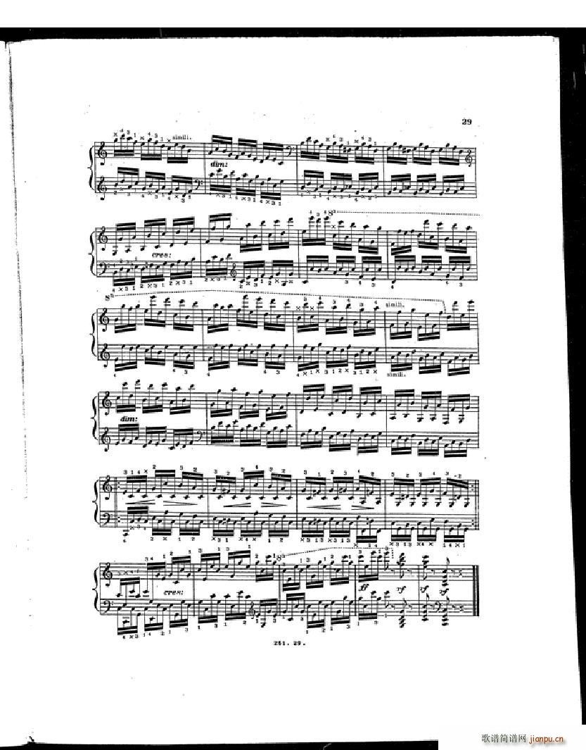Czerny Etudes de la Velocite(V)26
