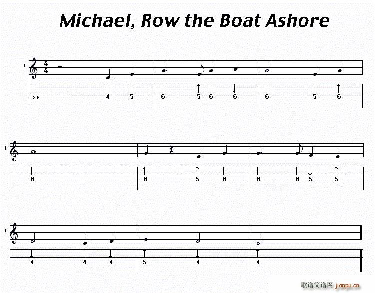 Michael Row the Boat Ashore ˹(V)1