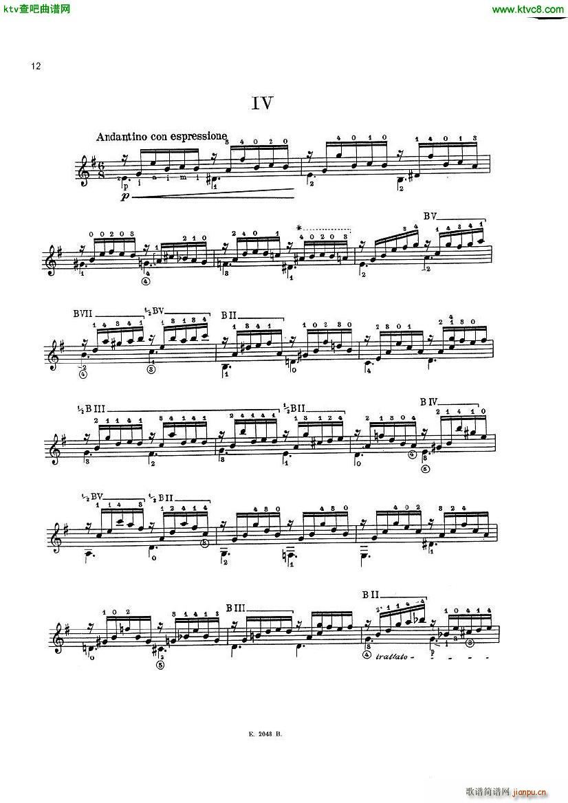 Mauro Giuliani 6 Preludi op 83(V)11