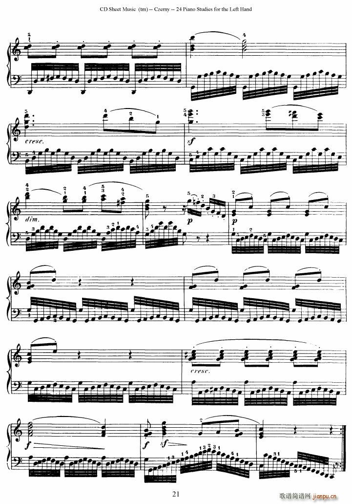 Left Hand Etudes(V)21