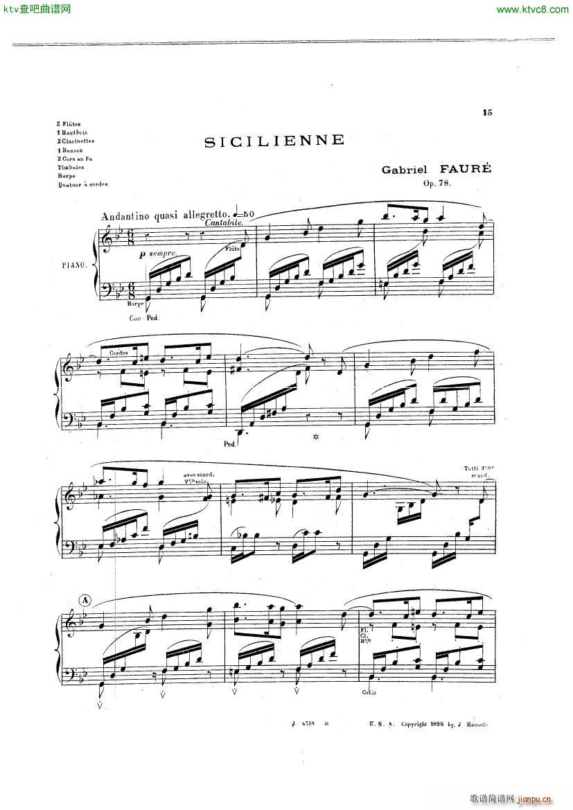 Faur op 78 Sicilienne(V)1