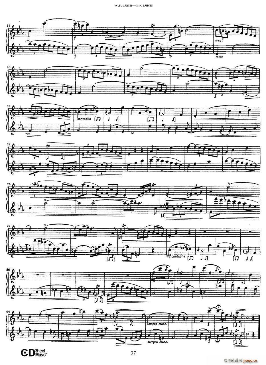 Six Duets 6׶ 5(V)8