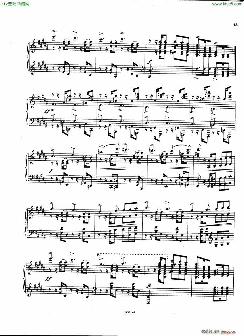 Herzogenberg 8 Variations op 1 3(V)12