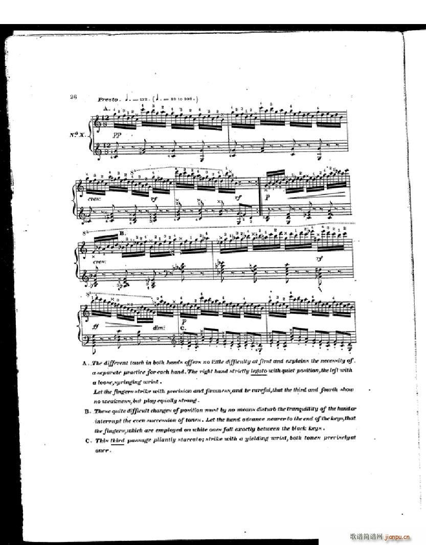 Czerny Etudes de la Velocite(V)23