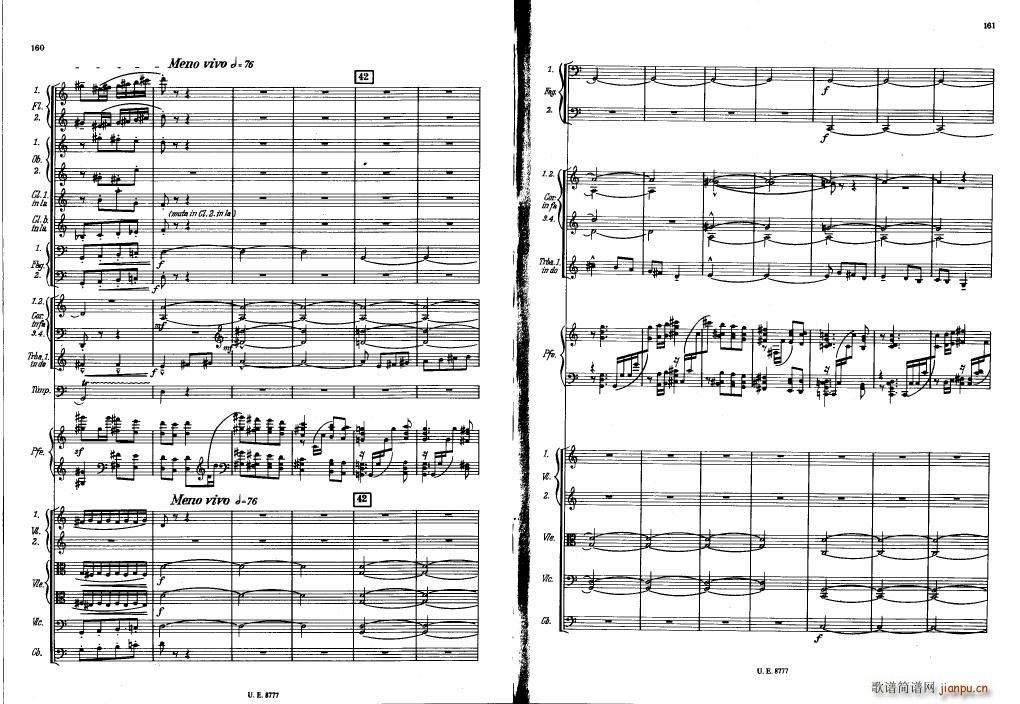 Bartok SZ 83 Piano Concerto No1 Full Score (V)40