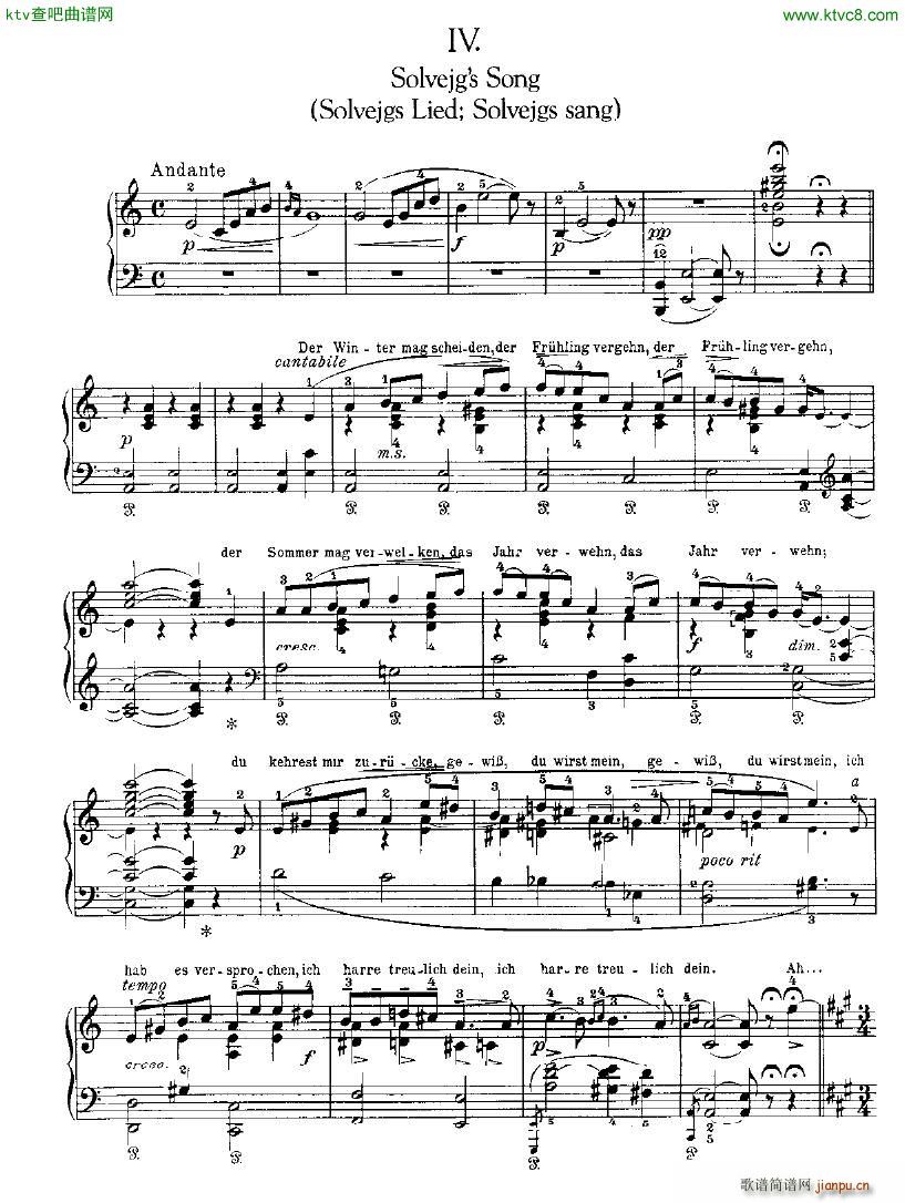 Peer Gynt Suite No 2 Op 55(V)20