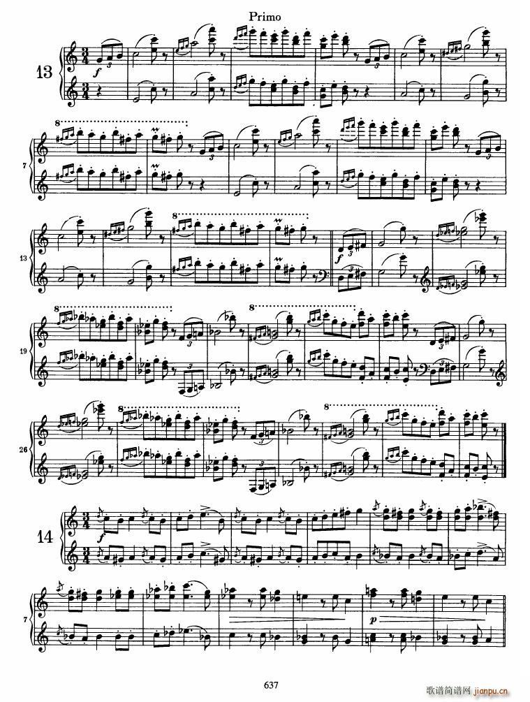 Brahms op 39 Waltzes(V)19