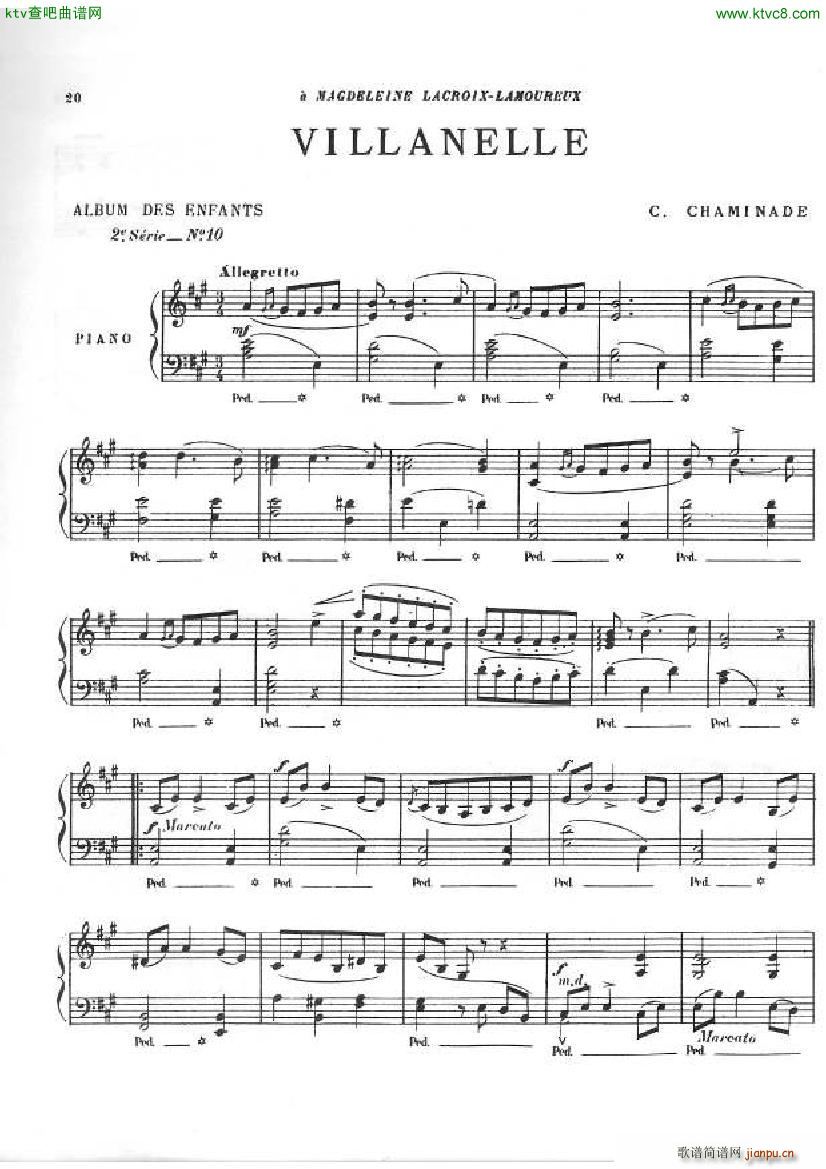 Chaminade Album des enfants 2e srie op 126(V)19