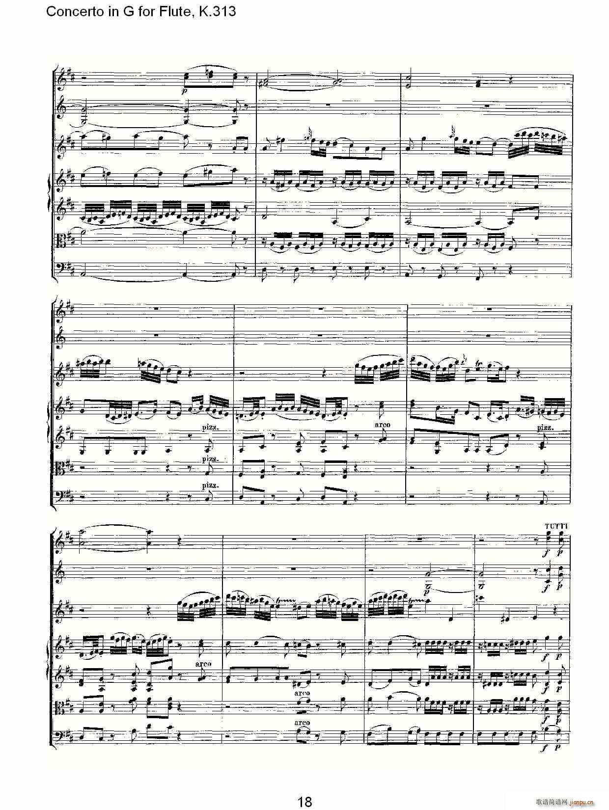 Concerto in G for Flute, K.313(ѺV)19