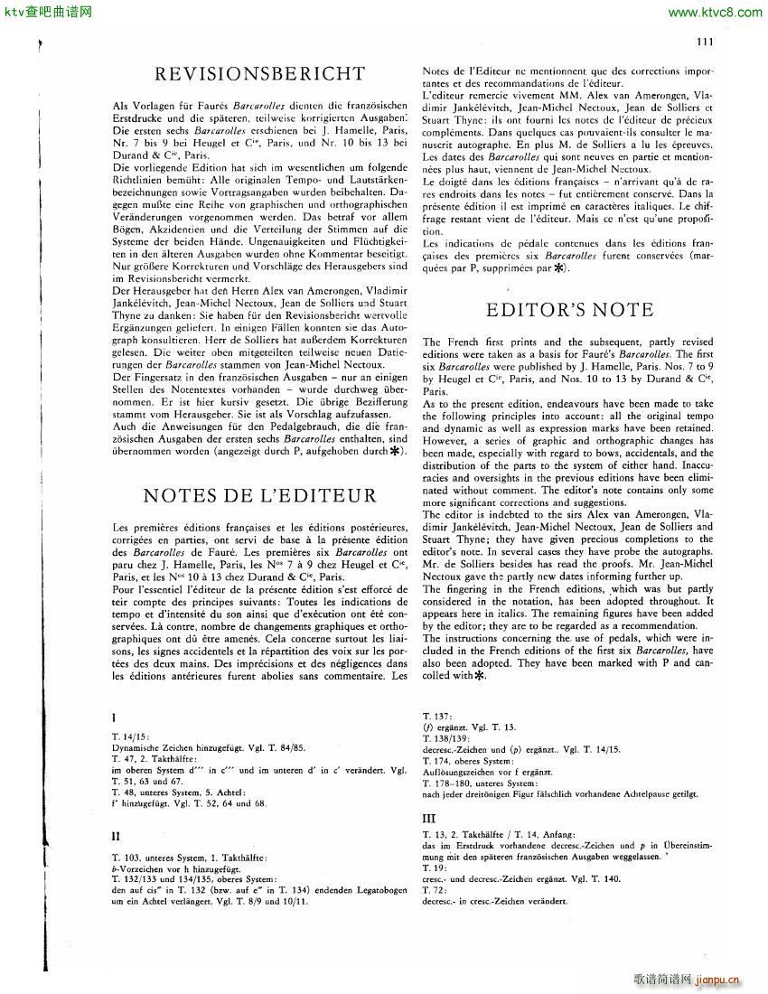 Faure 13 Barcarolle (V)52