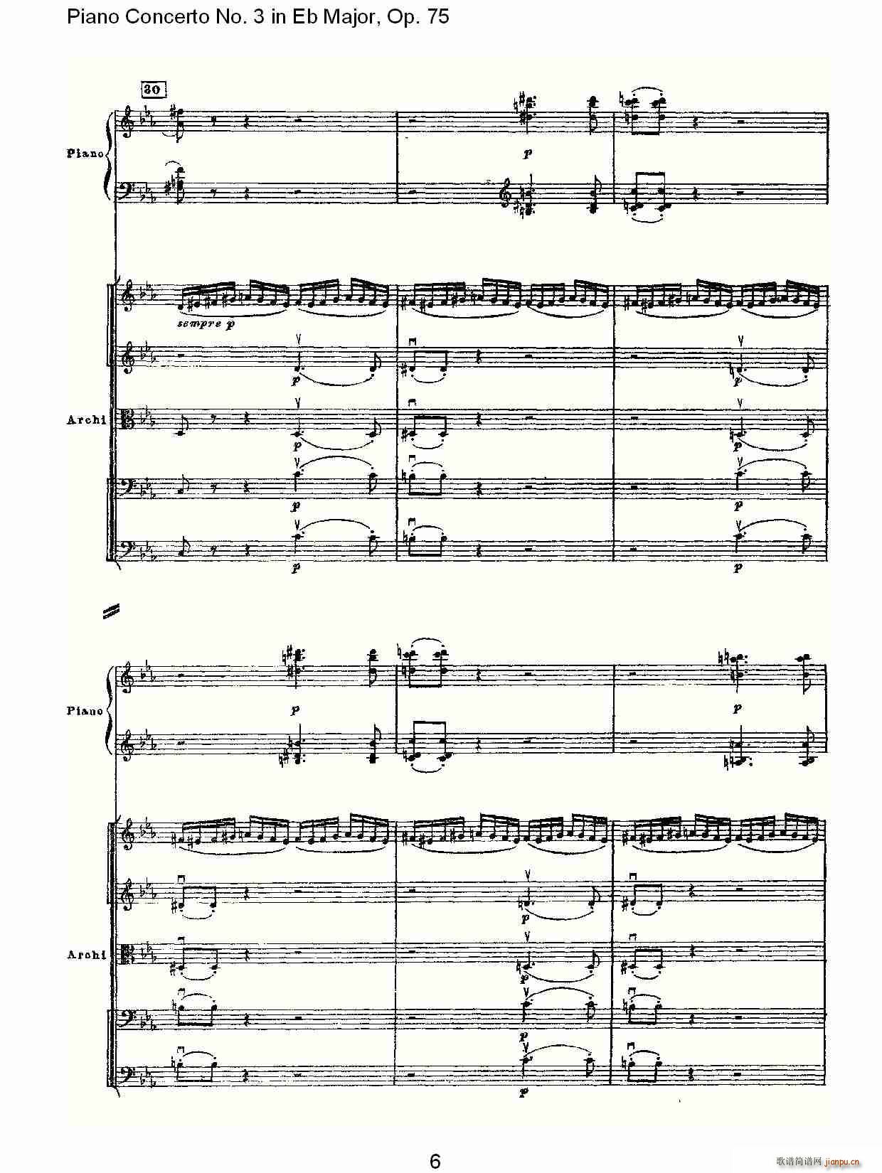Piano Concerto No.3 in Eb Major,Op.75(V)6