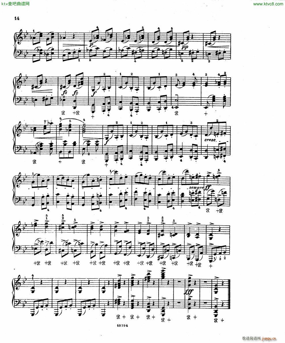 Fuchs Robert Improvisation pour clavier op 11(V)12