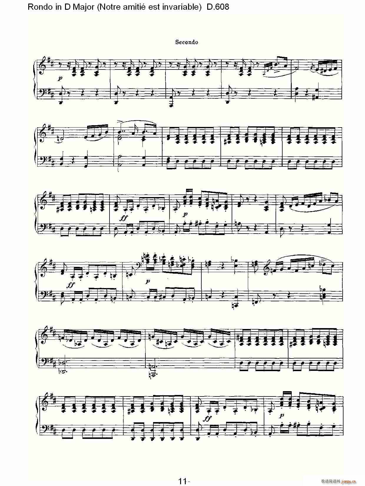 Rondo in D Major(ʮּ)11
