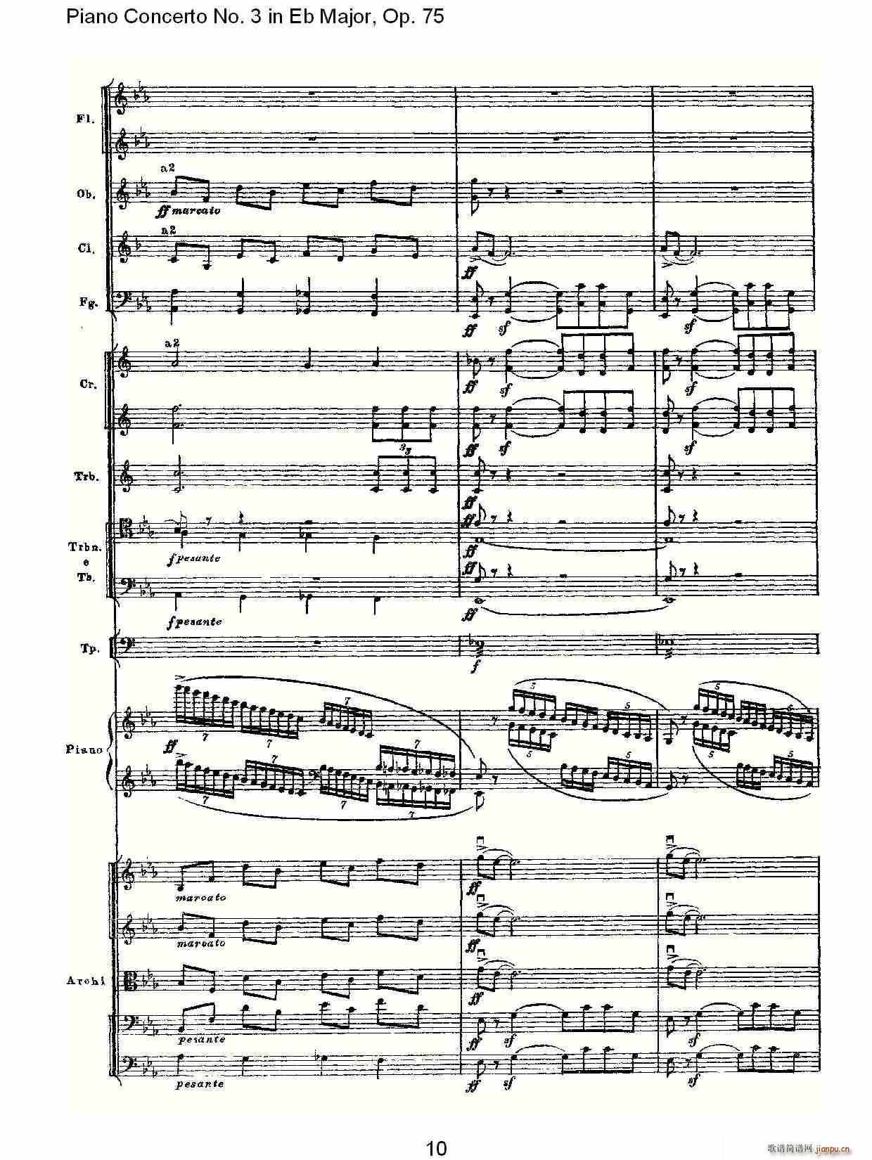 Piano Concerto No.3 in Eb Major,Op.75(V)10