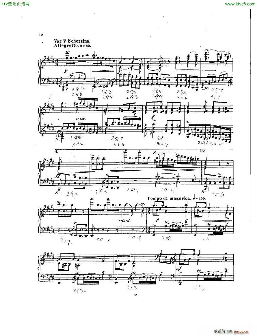 Antipov op 3 Variations(V)11