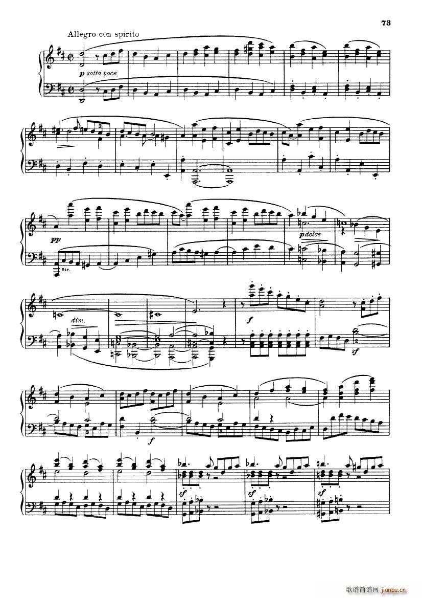 Brahms op 73 Singer Symphonie Nr 2 D Dur(V)29