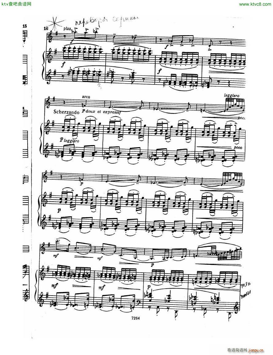 Debussy Violin Sonata Pn(V)15
