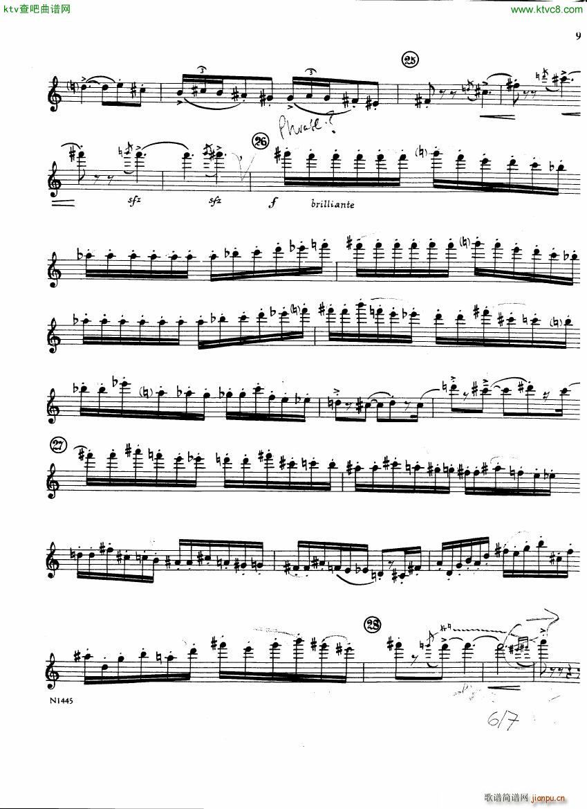 Burton E Flute sonatina flute part(V)7