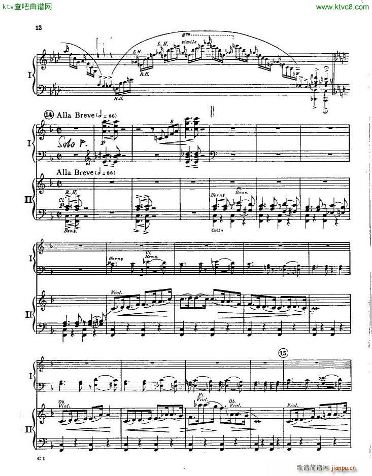 Gershwin Piano Concerto In F (V)10
