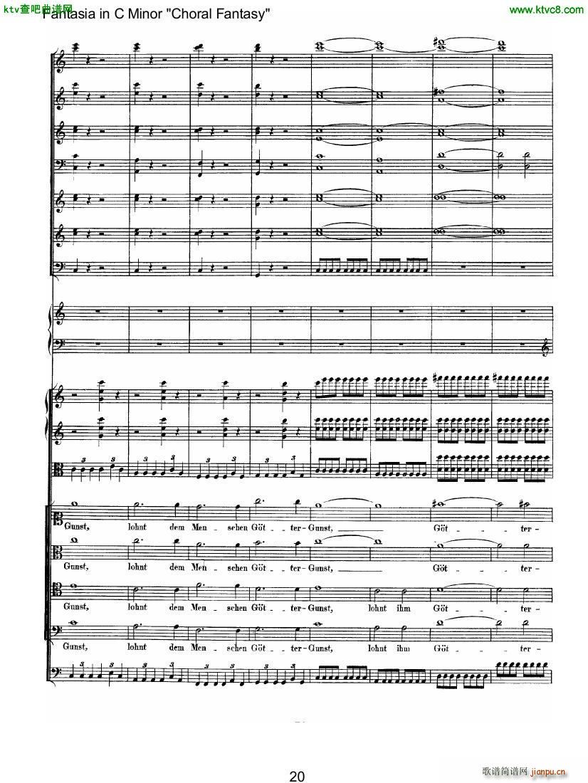 Beethoven op 80 Choral Fantasy (V)5