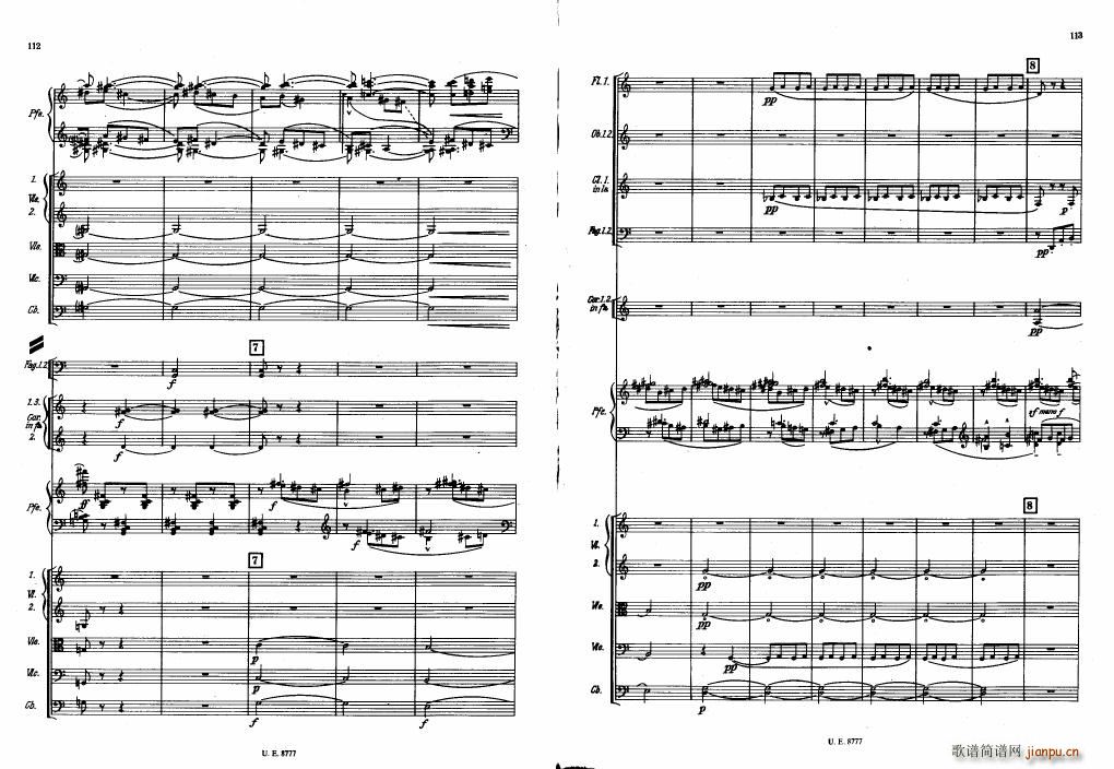 Bartok SZ 83 Piano Concerto No1 Full Score (V)16