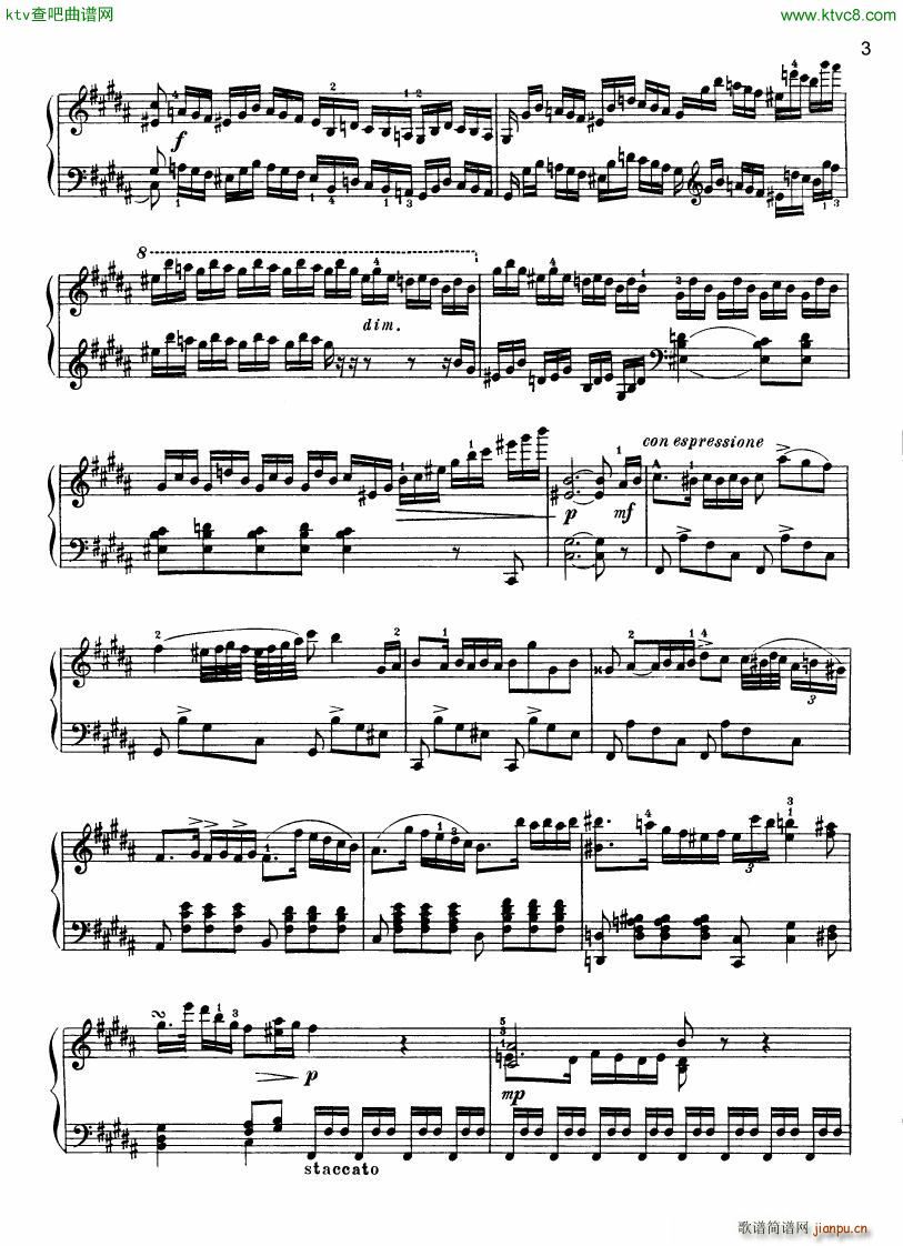 Field Sonata no4 b major(V)3