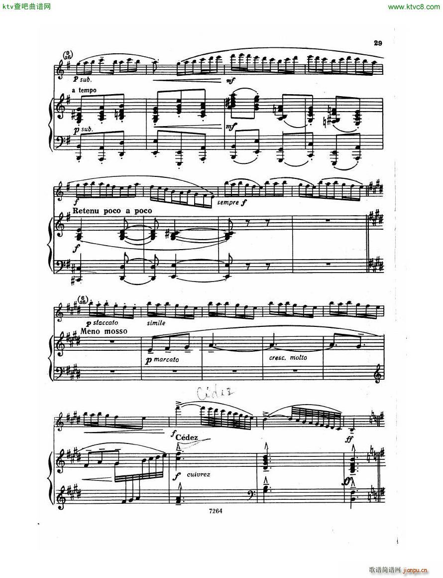 Debussy Violin Sonata Pn(V)28