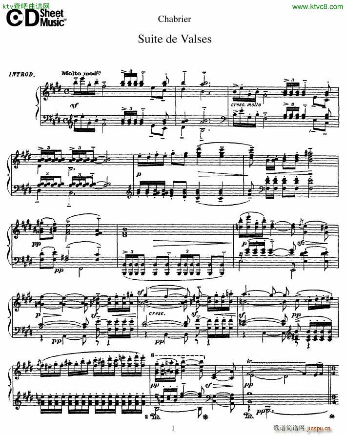 Chabrier Suite de Valses(V)1