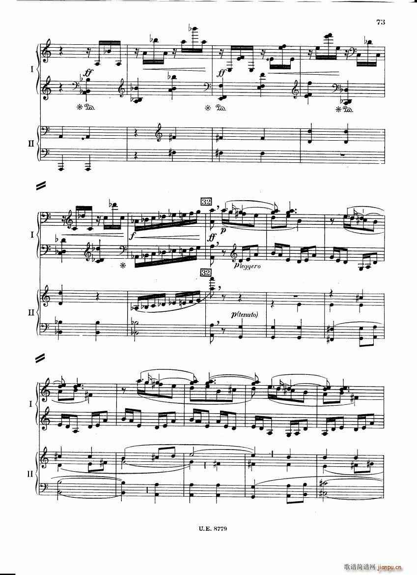 Bartok SZ 83 Piano Concerto 1 2p reduct (V)30