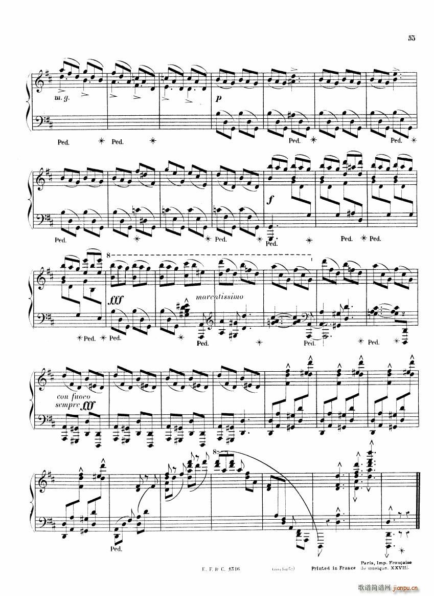 Chaminade 6 Etudes Op35 (V)14