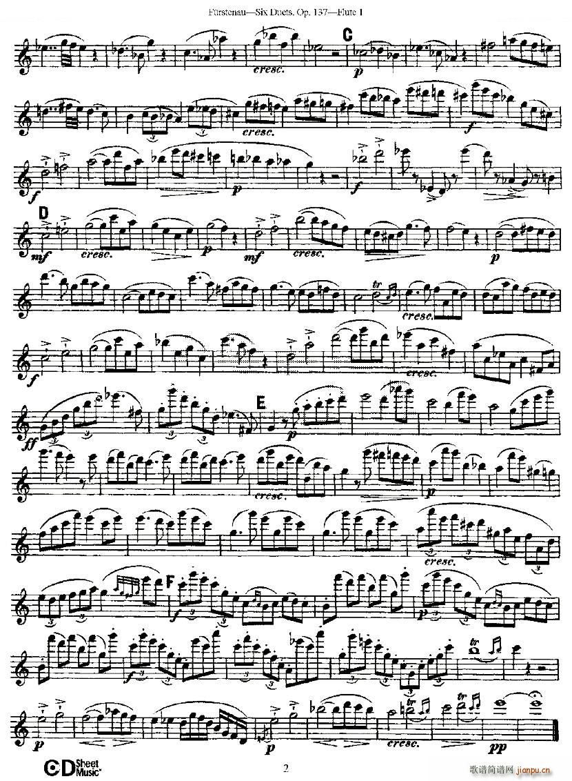 Six Duets Op 137 ֮һ  Ʒ 137̖ ~(V)3