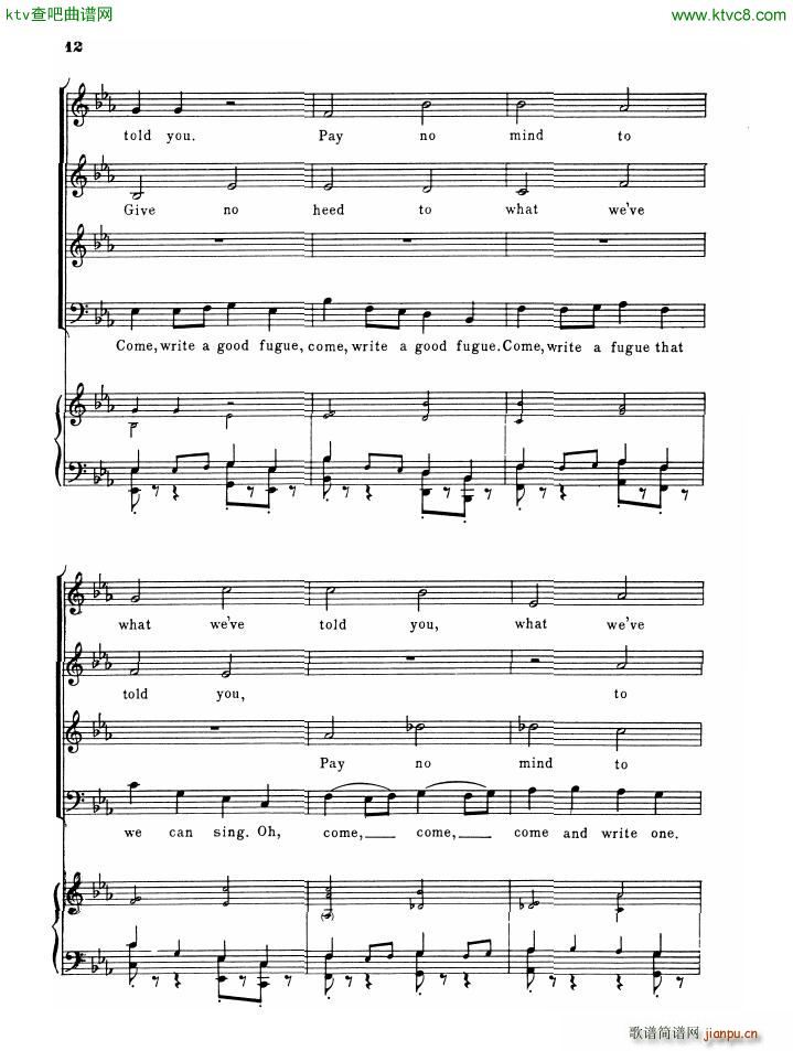 Gould Glenn So you want to write a fugue(V)10